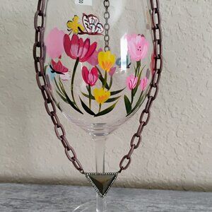 Unique Sabika Eccentric Triangle Necklace